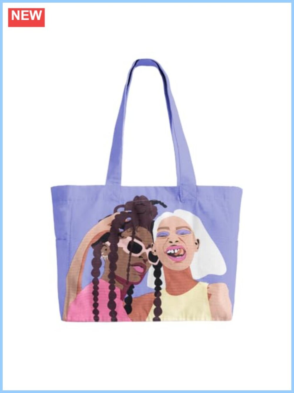 Large Cotton Canvas Tote Bag with Zipper Pocket, Shoulder Strap, Foldable Beach